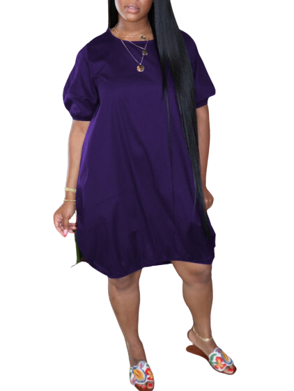 Grape Pocket Dress